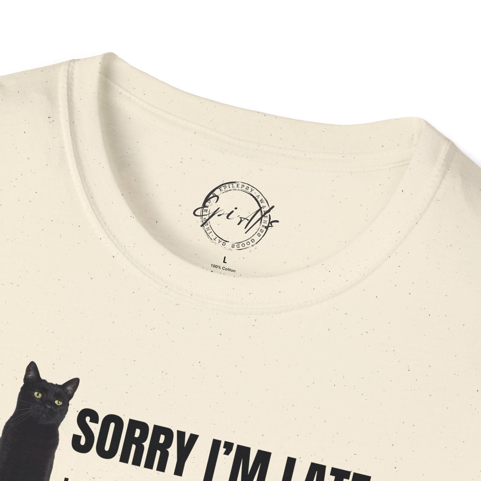 Sorry I'm Late Unisex Softstyle T - Shirt - T - Shirt - Epileptic Al’s Shop