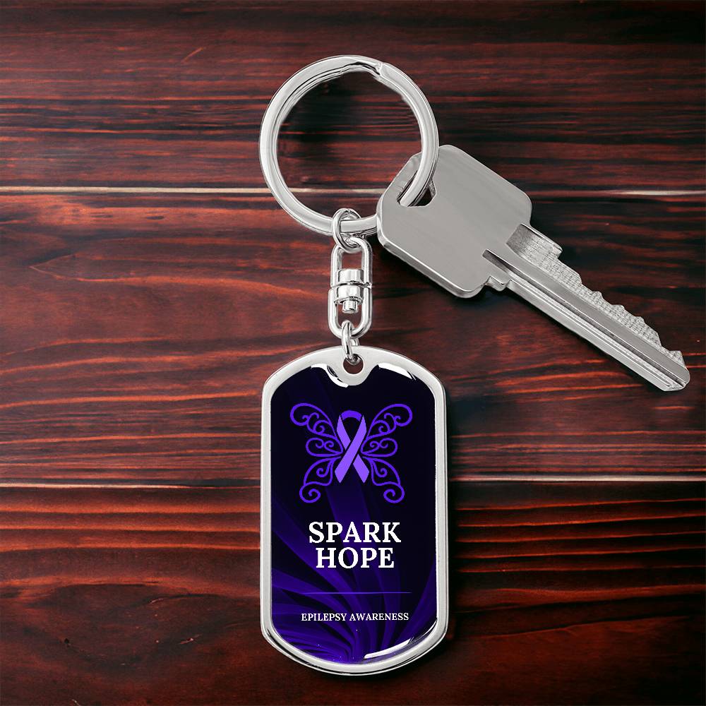 Spark Hope Keychain - Jewelry - Epileptic Al’s Shop