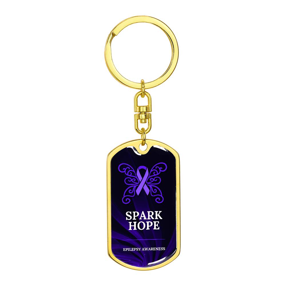 Spark Hope Keychain - Jewelry - Epileptic Al’s Shop