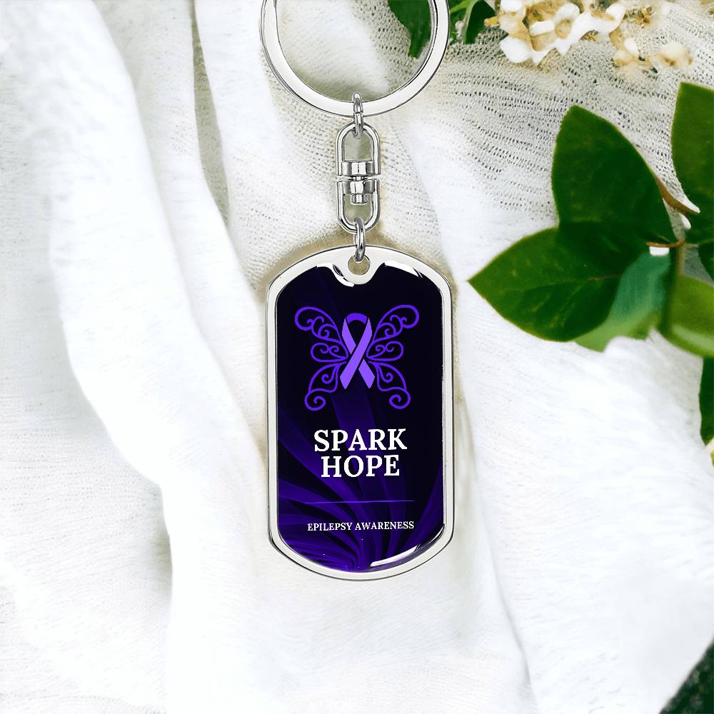 Spark Hope Keychain - Jewelry - Epileptic Al’s Shop