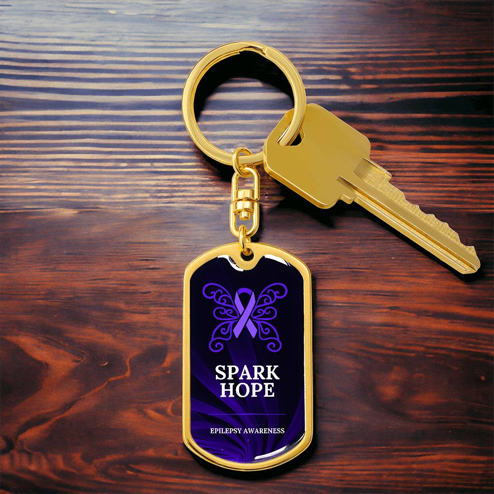 Spark Hope Keychain - Jewelry - Epileptic Al’s Shop