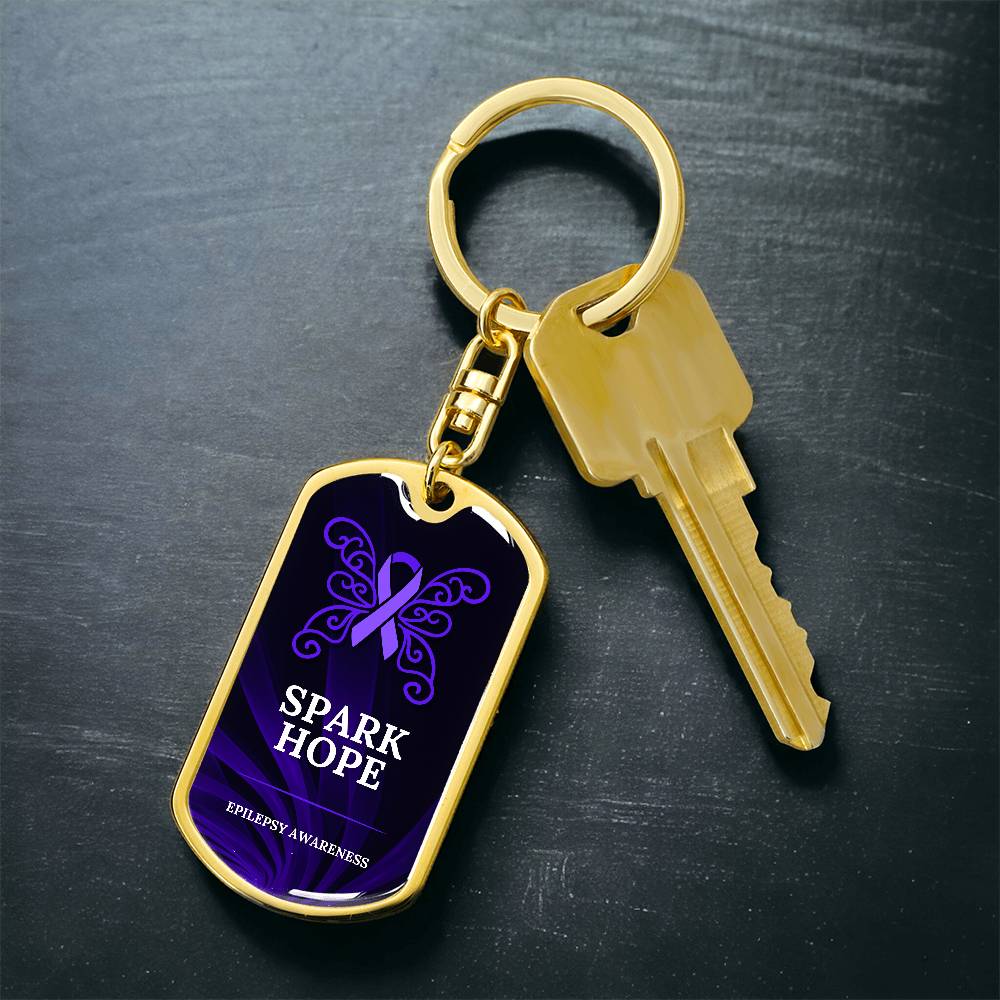 Spark Hope Keychain - Jewelry - Epileptic Al’s Shop