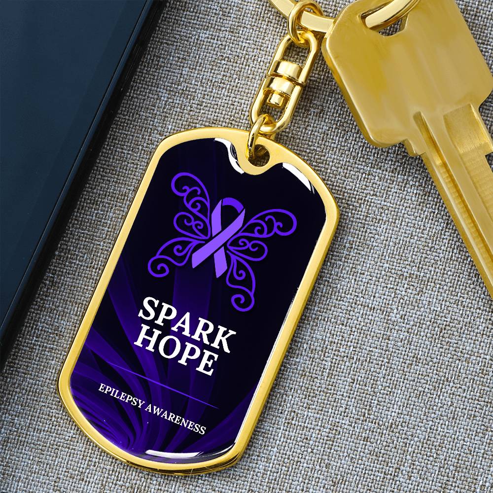 Spark Hope Keychain - Jewelry - Epileptic Al’s Shop