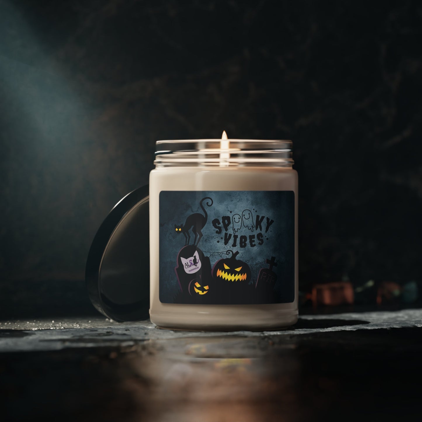 Spooky Vibes Scented Soy Candle, 9oz - Home Decor - Epileptic Al’s Shop