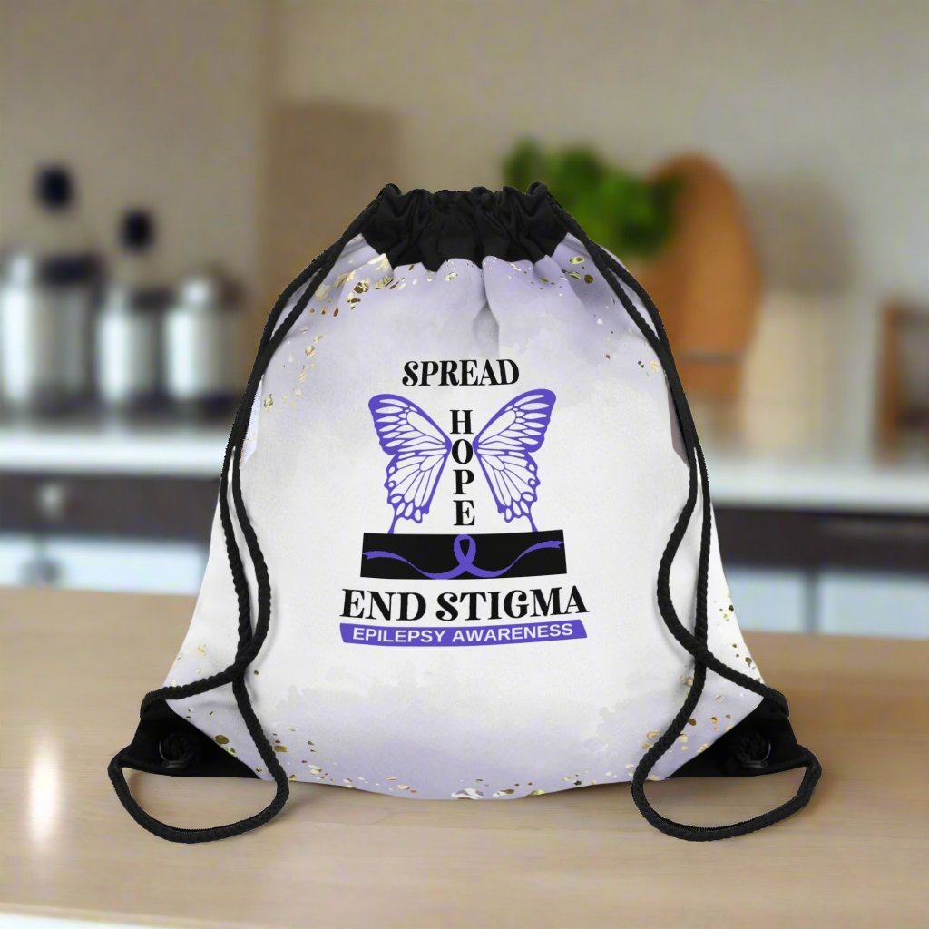 Spread Hope End Stigma Drawstring Bag - Bags - EpiAl's Shop