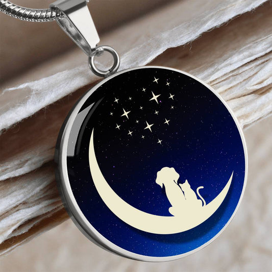 Starry Starry Night Pet Lovers Necklace - Jewelry - Epileptic Al’s Shop