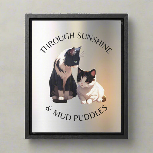 Sunshine & Mud Puddles Gallery Canvas Wraps, Vertical Frame - Canvas - Epileptic Al’s Shop