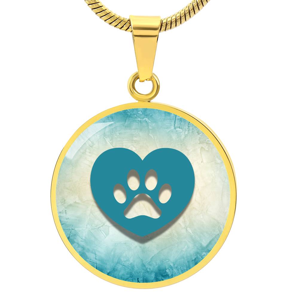 Teal Heart Necklace - Jewelry - Epileptic Al’s Shop