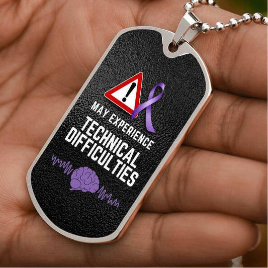 Technical Difficulties Necklace - Jewelry - Epileptic Al’s Shop