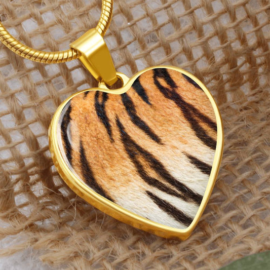 Tiger Heart Necklace - Jewelry - Epileptic Al’s Shop