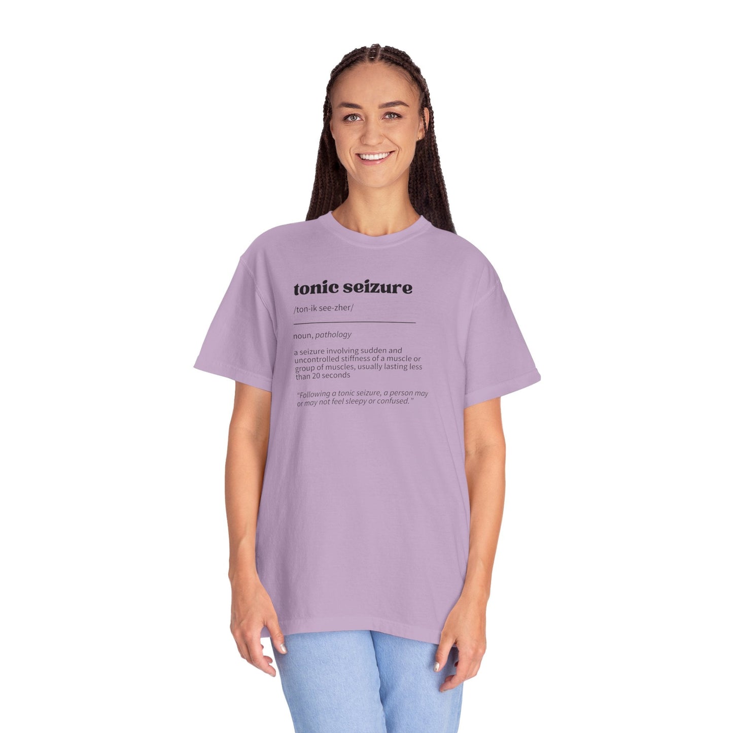 Tonic Seizure Definition Unisex Garment - Dyed T - shirt - T - Shirt - Epileptic Al’s Shop