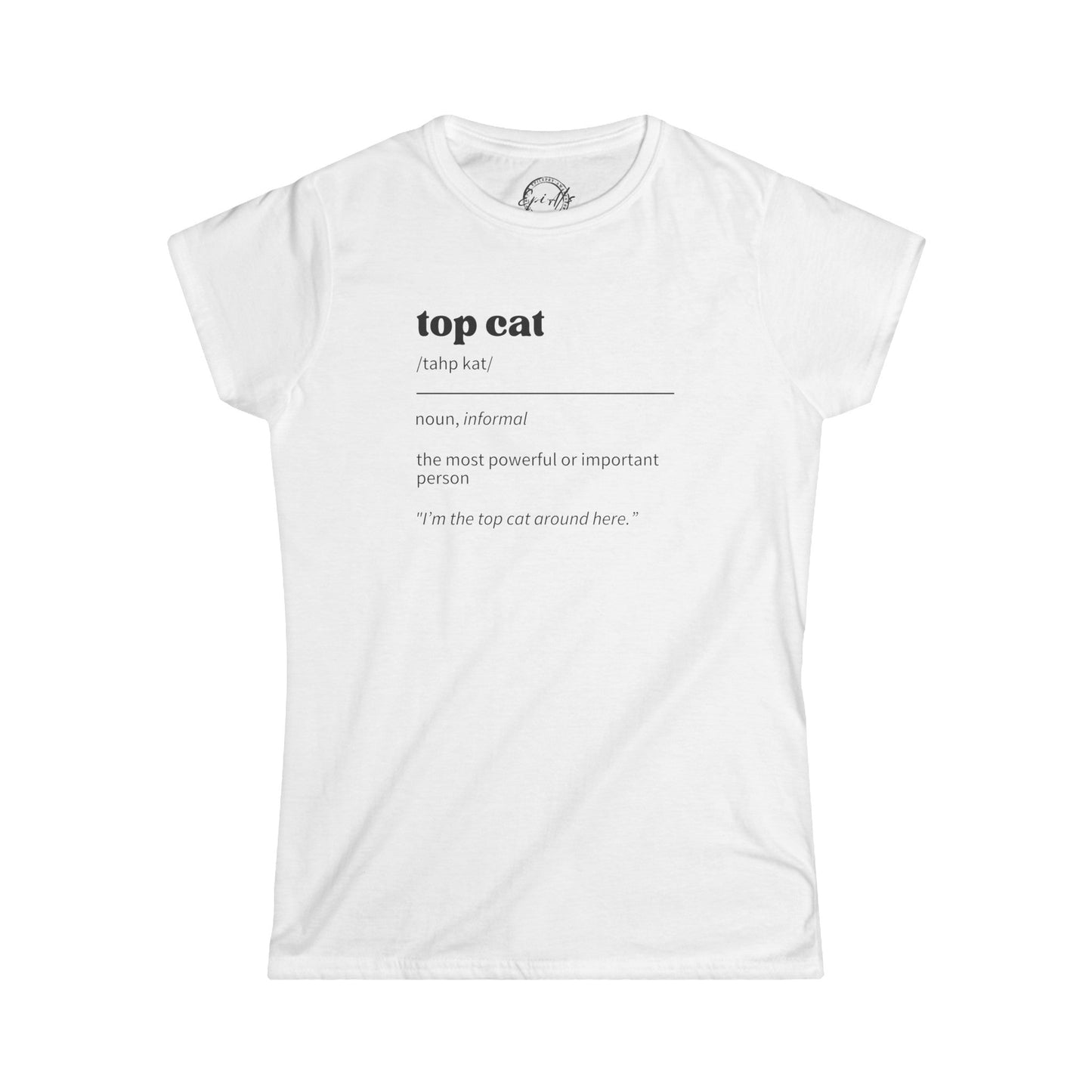 Top Cat Definition Women's Softstyle Tee - T - Shirt - Epileptic Al’s Shop