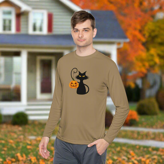 Trick or Treat Unisex Lightweight Long Sleeve Tee - Long - sleeve - Epileptic Al’s Shop