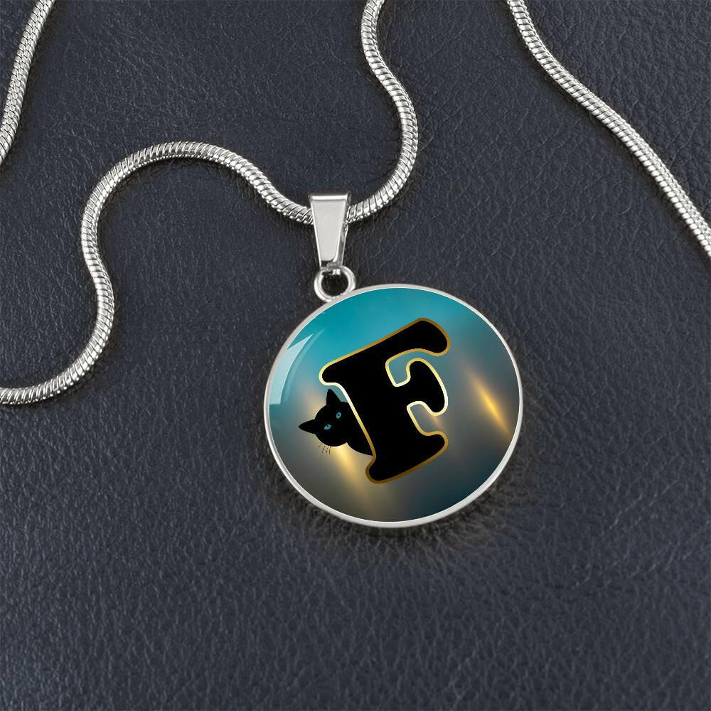 Turquoise Gold F Necklace - Jewelry - Epileptic Al’s Shop