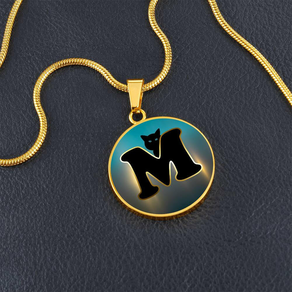 Turquoise Gold M Necklace - Jewelry - Epileptic Al’s Shop