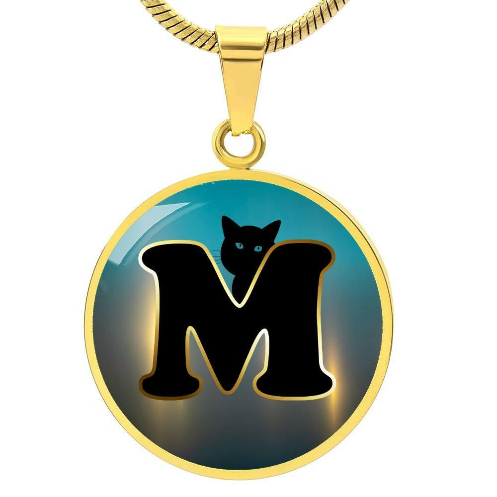 Turquoise Gold M Necklace - Jewelry - Epileptic Al’s Shop