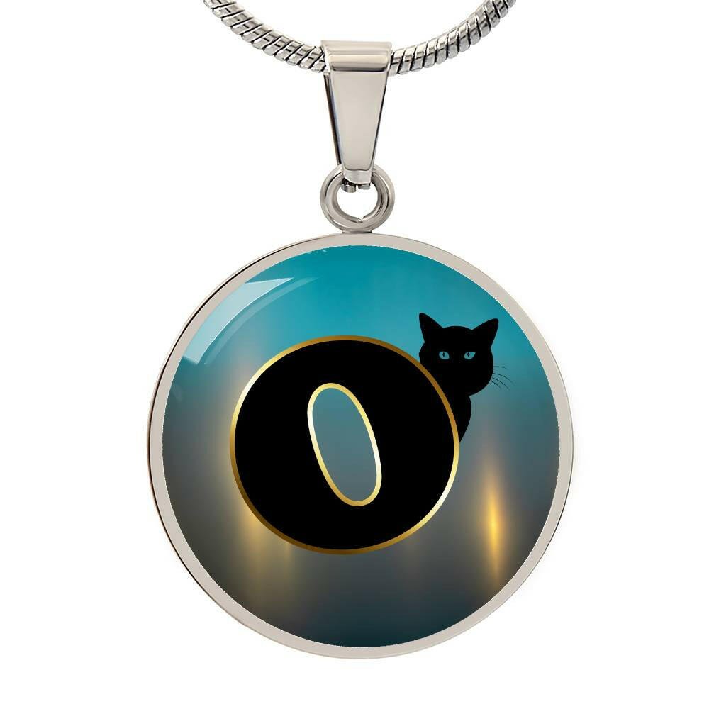 Turquoise Gold O Necklace - Jewelry - Epileptic Al’s Shop