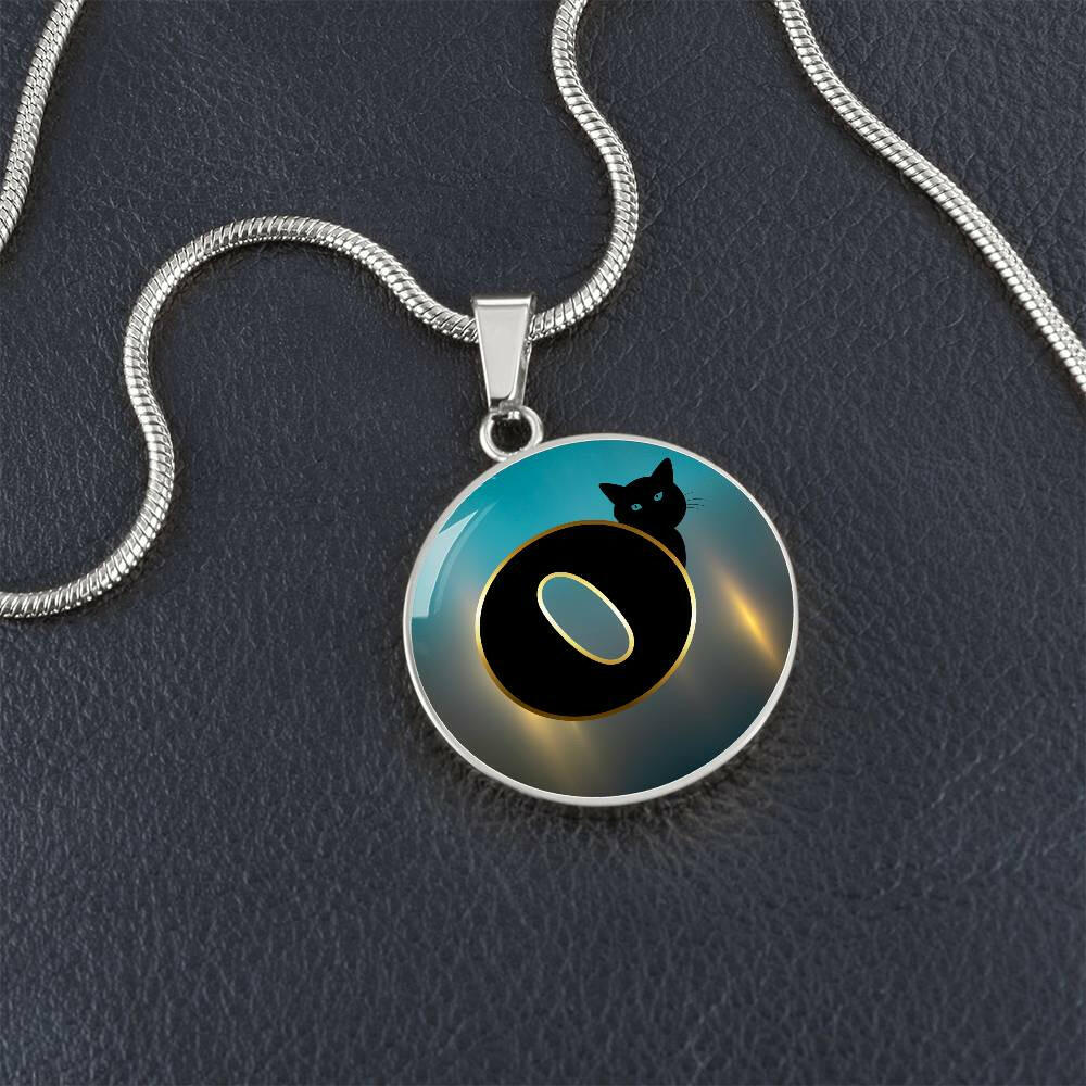 Turquoise Gold O Necklace - Jewelry - Epileptic Al’s Shop