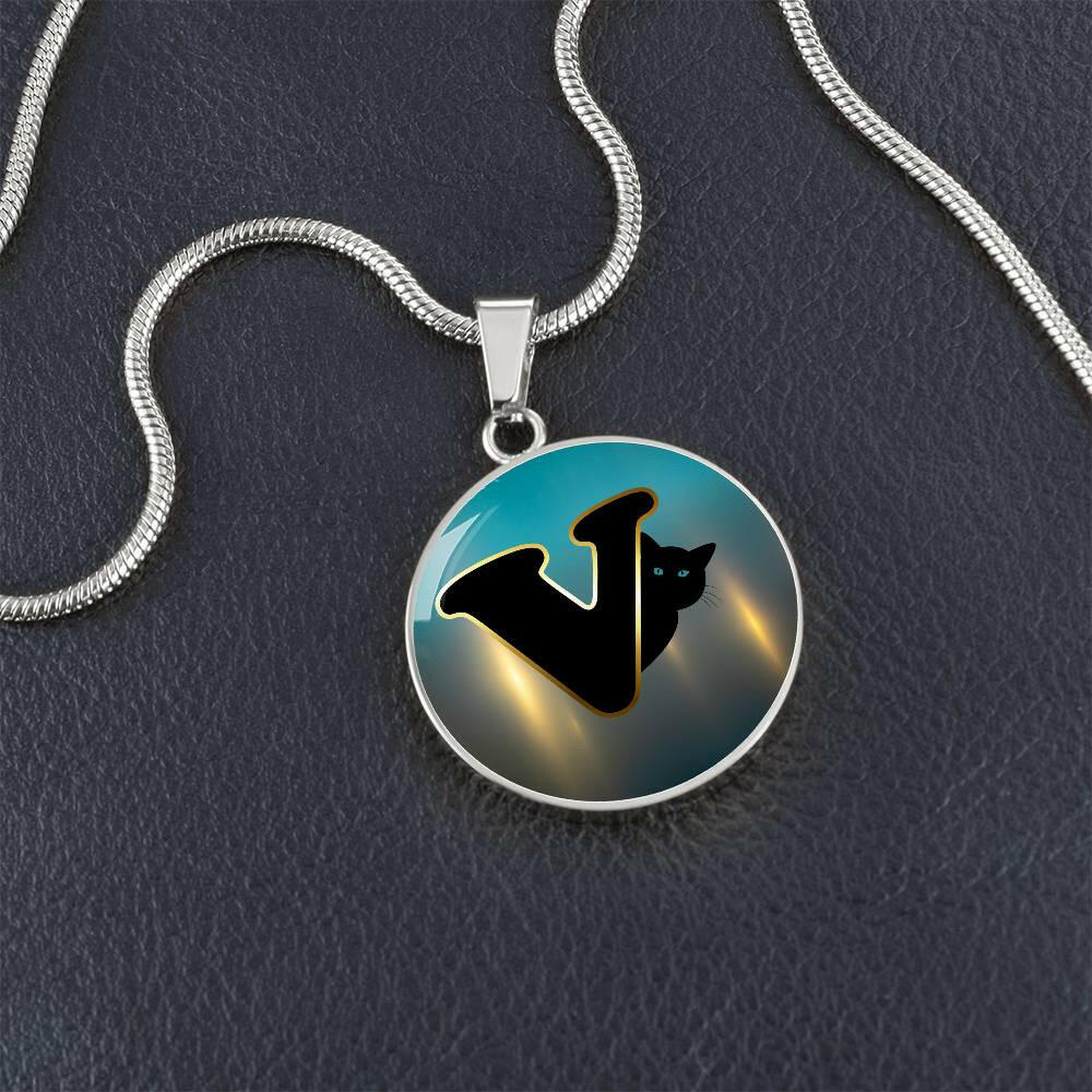 Turquoise Gold V Necklace - Jewelry - Epileptic Al’s Shop