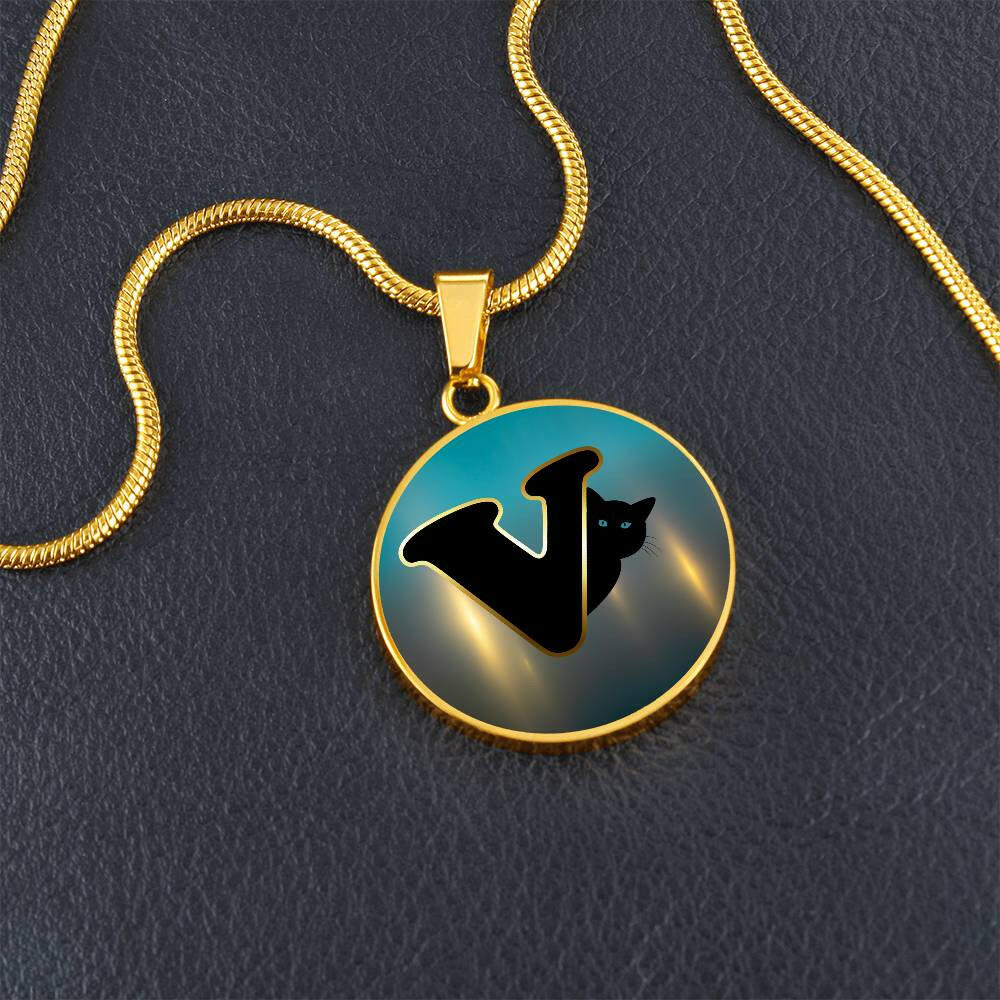 Turquoise Gold V Necklace - Jewelry - Epileptic Al’s Shop