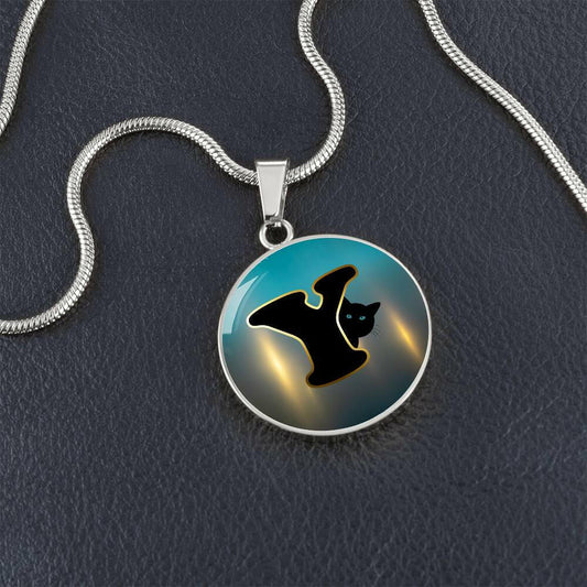 Turquoise Gold Y Necklace - Jewelry - Epileptic Al’s Shop