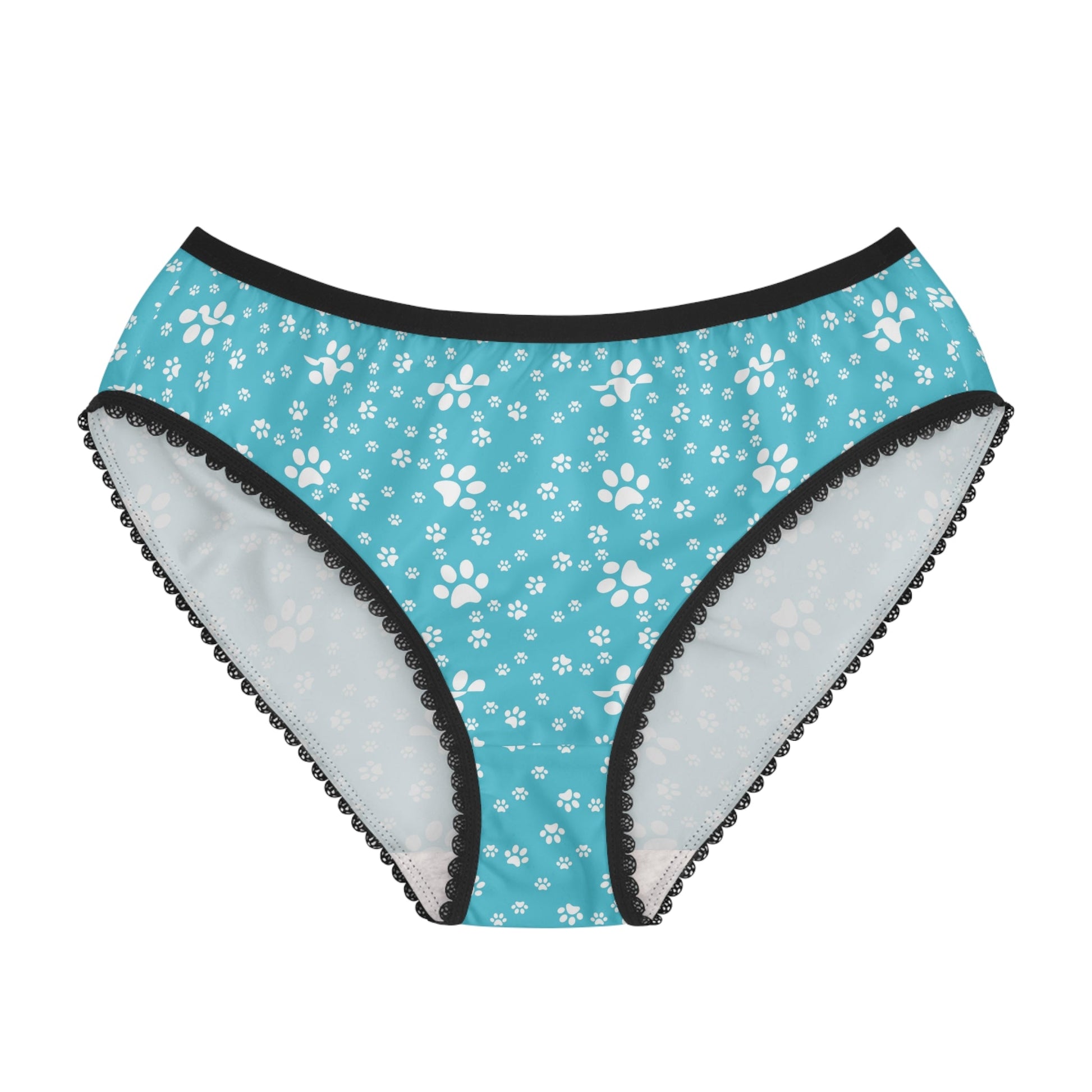 Turquoise Paws Women's Briefs - All Over Prints - Epileptic Al’s Shop