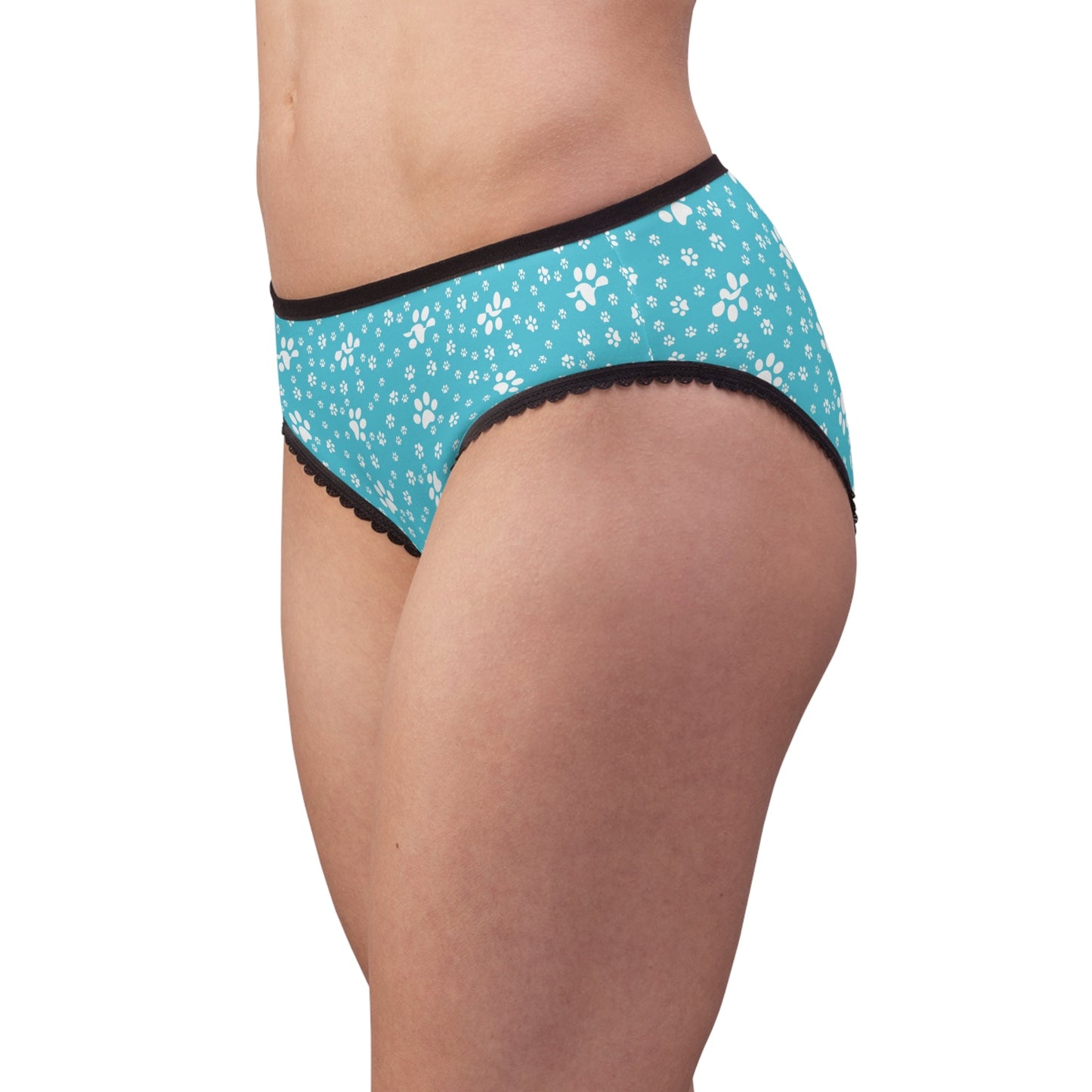 Turquoise Paws Women's Briefs - All Over Prints - Epileptic Al’s Shop