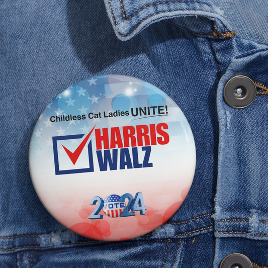 Unite Vote Harris Custom Pin Buttons - Accessories - EpiAl's Shop