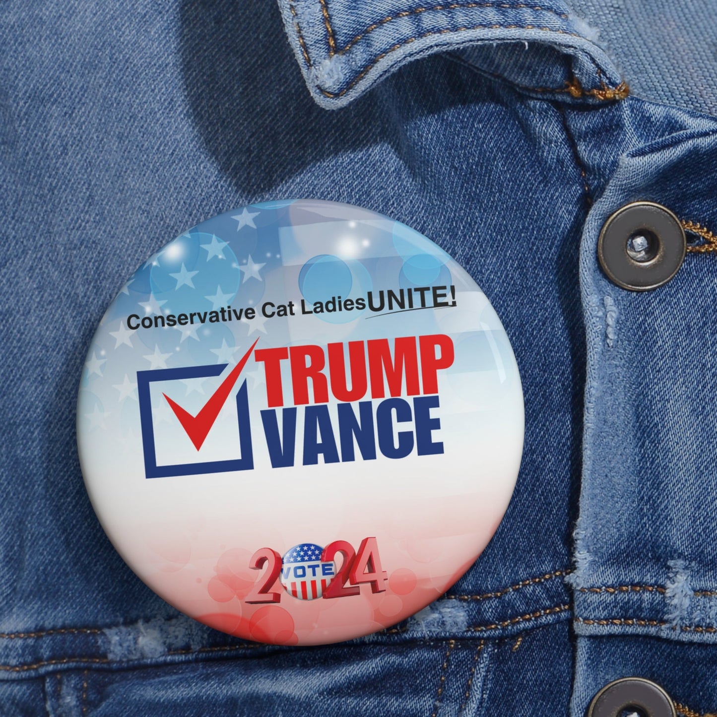 Unite Vote Trump Custom Pin Buttons - Accessories - EpiAl's Shop