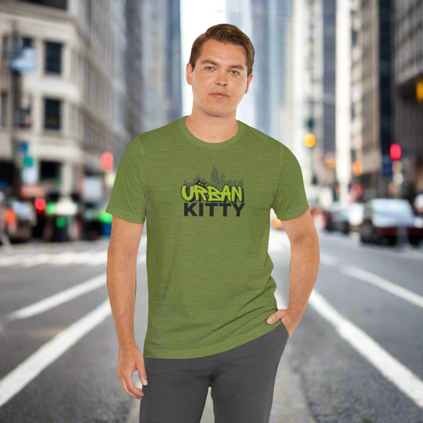 Urban Kitty Unisex Jersey Short Sleeve Tee - T - Shirt - Epileptic Al’s Shop