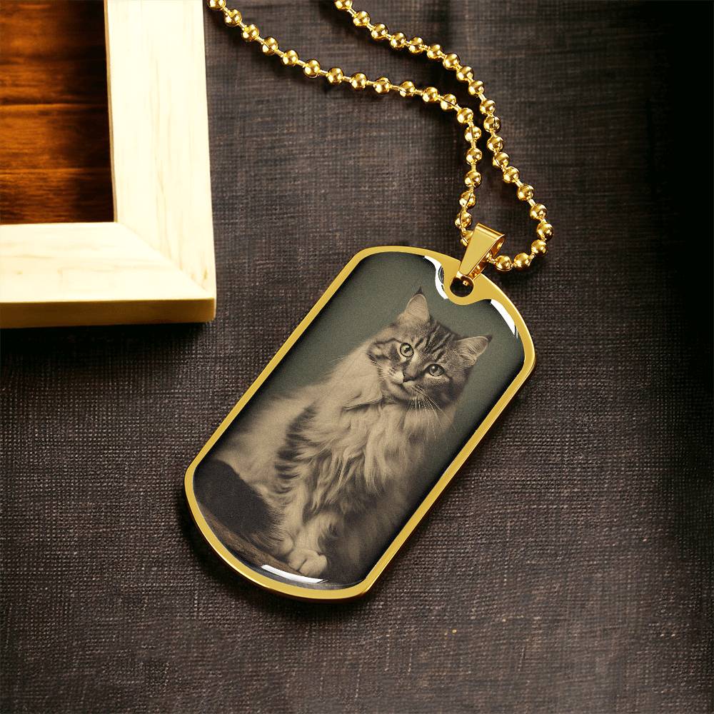 Vintage Fluffy Cat Necklace - Jewelry - Epileptic Al’s Shop