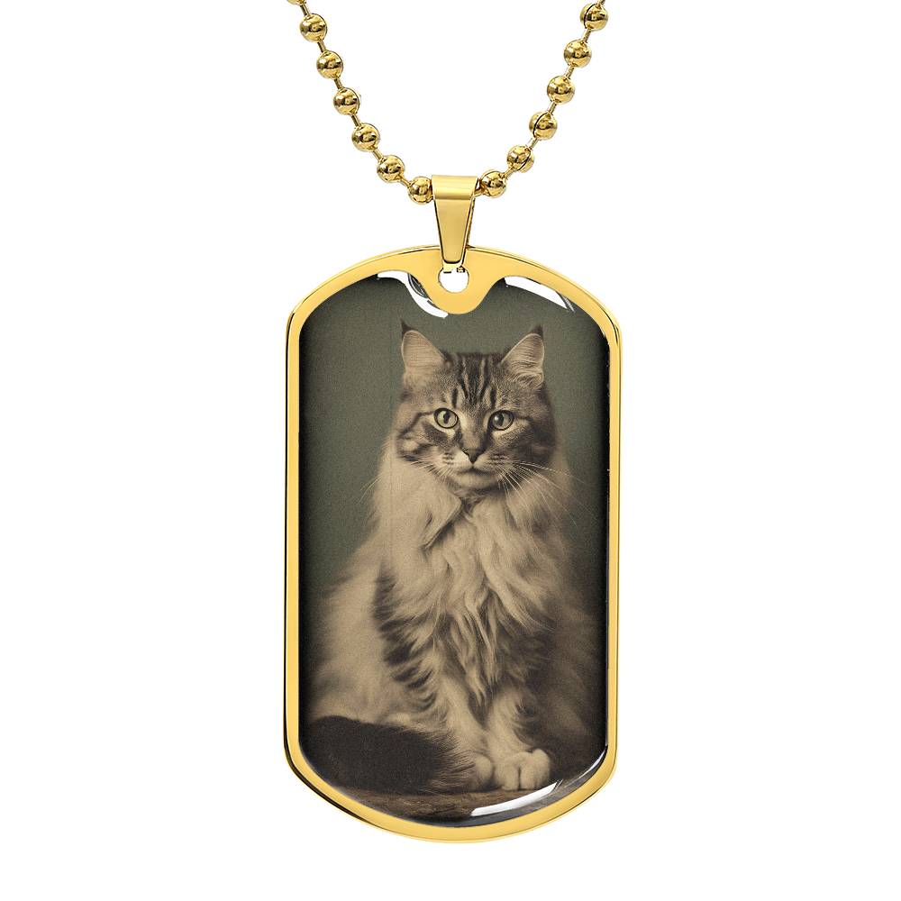 Vintage Fluffy Cat Necklace - Jewelry - Epileptic Al’s Shop