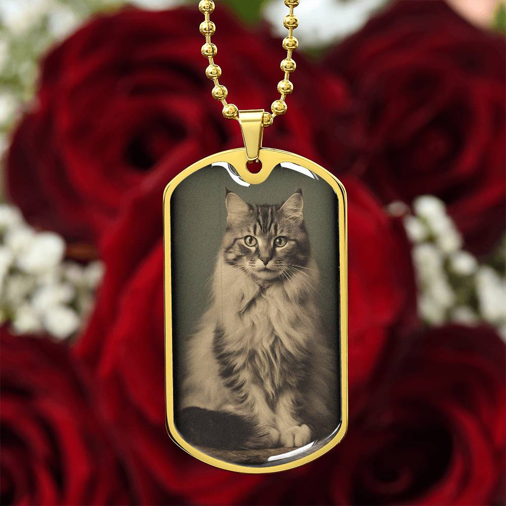 Vintage Fluffy Cat Necklace - Jewelry - Epileptic Al’s Shop