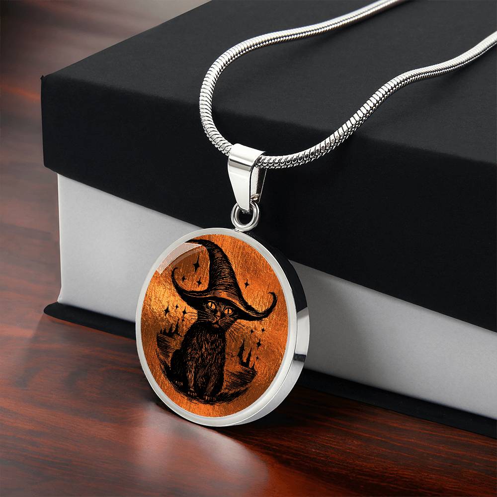 Vintage Halloween Cat Necklace - Jewelry - Epileptic Al’s Shop