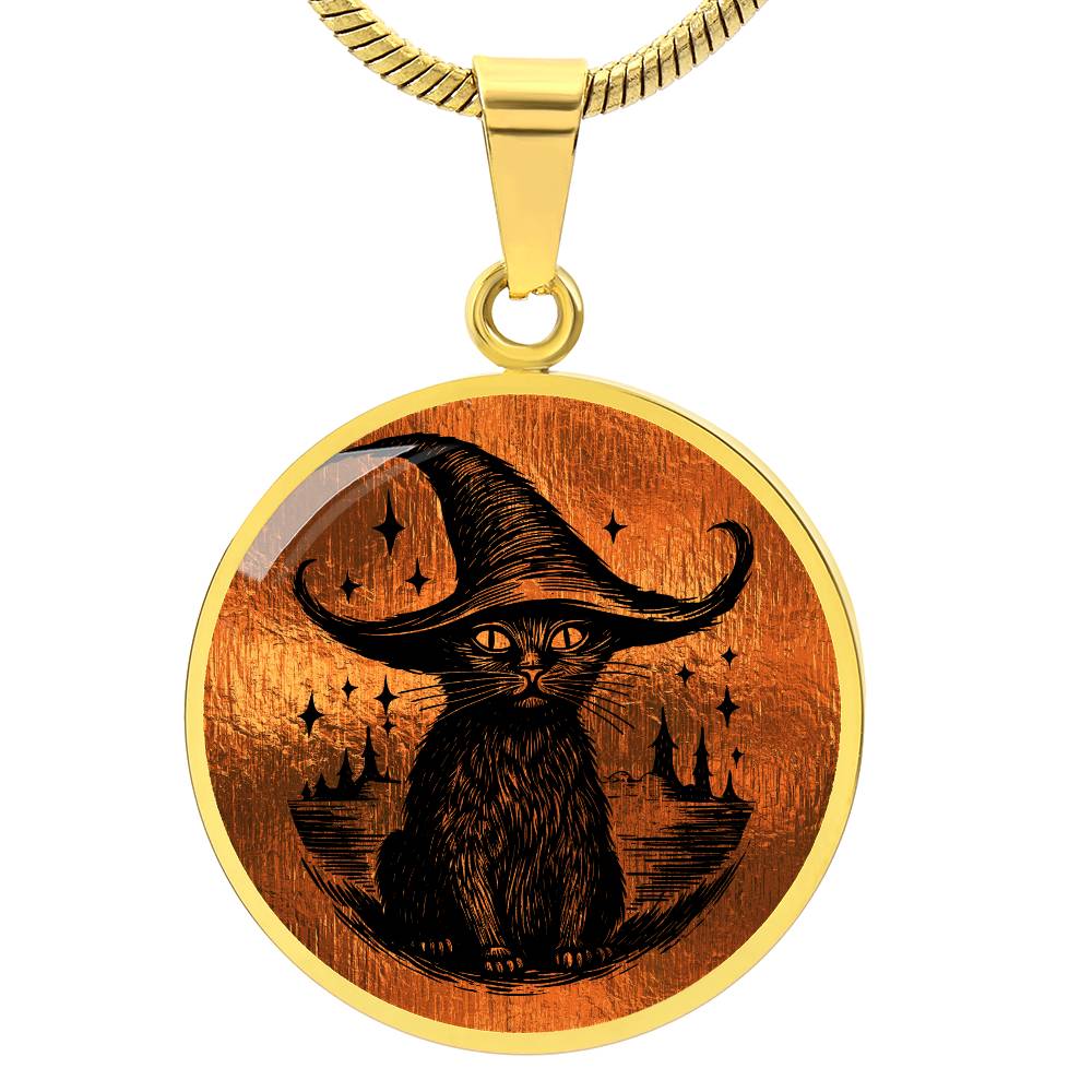 Vintage Halloween Cat Necklace - Jewelry - Epileptic Al’s Shop