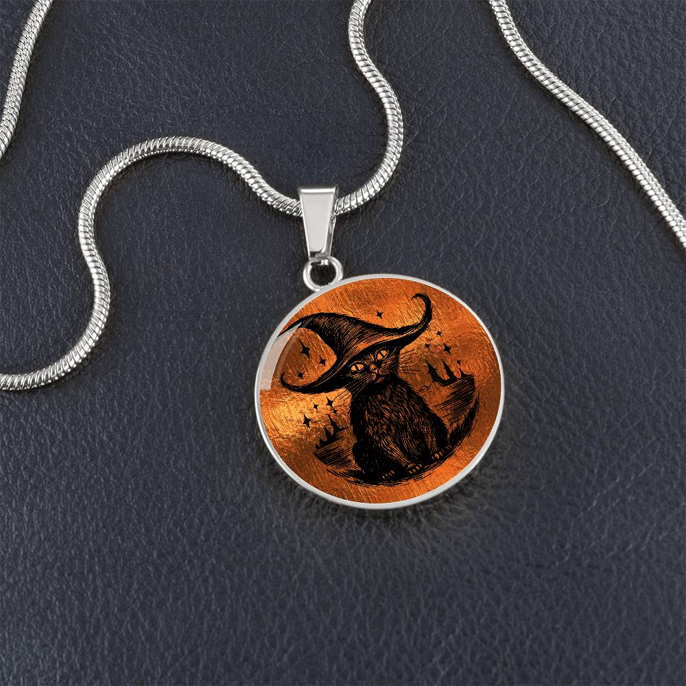 Vintage Halloween Cat Necklace - Jewelry - Epileptic Al’s Shop