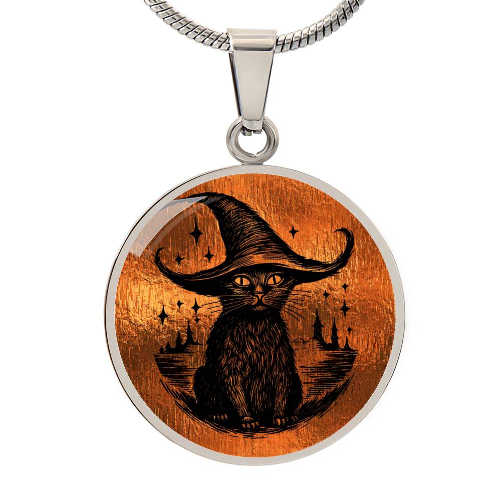 Vintage Halloween Cat Necklace - Jewelry - Epileptic Al’s Shop