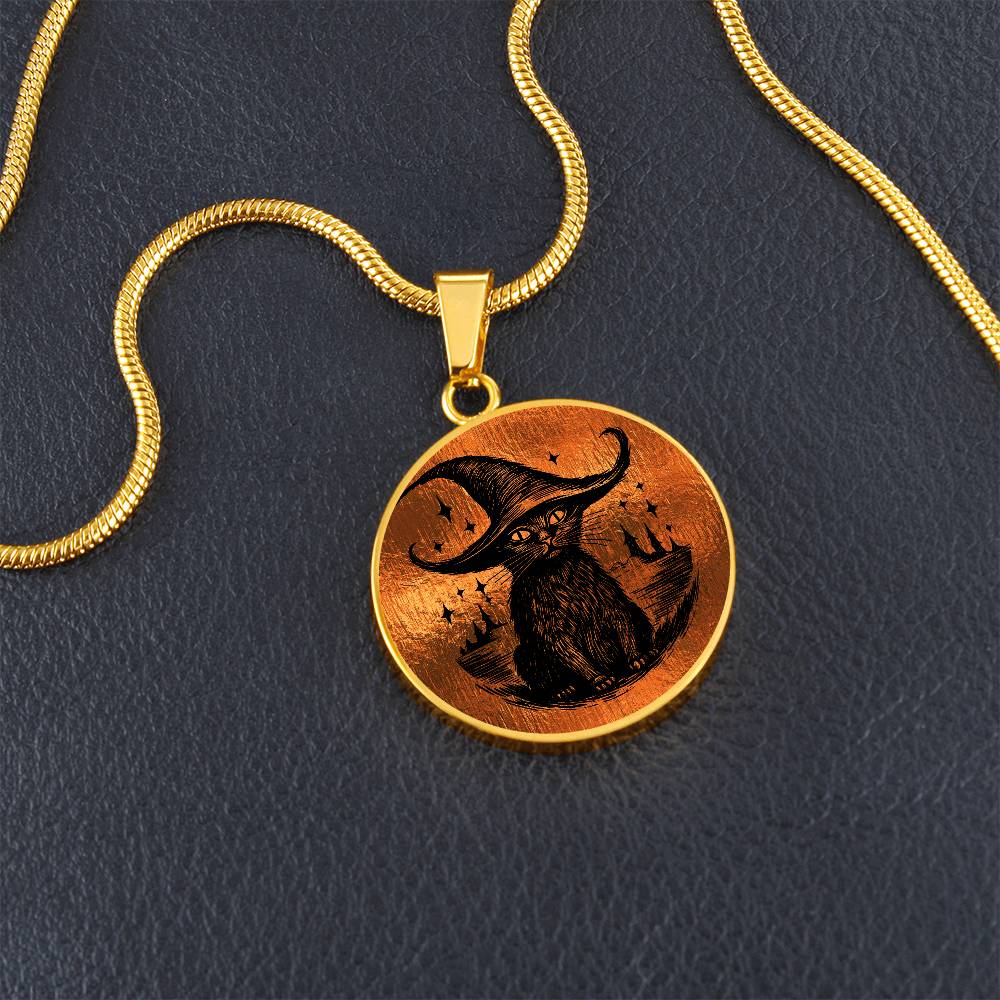 Vintage Halloween Cat Necklace - Jewelry - Epileptic Al’s Shop