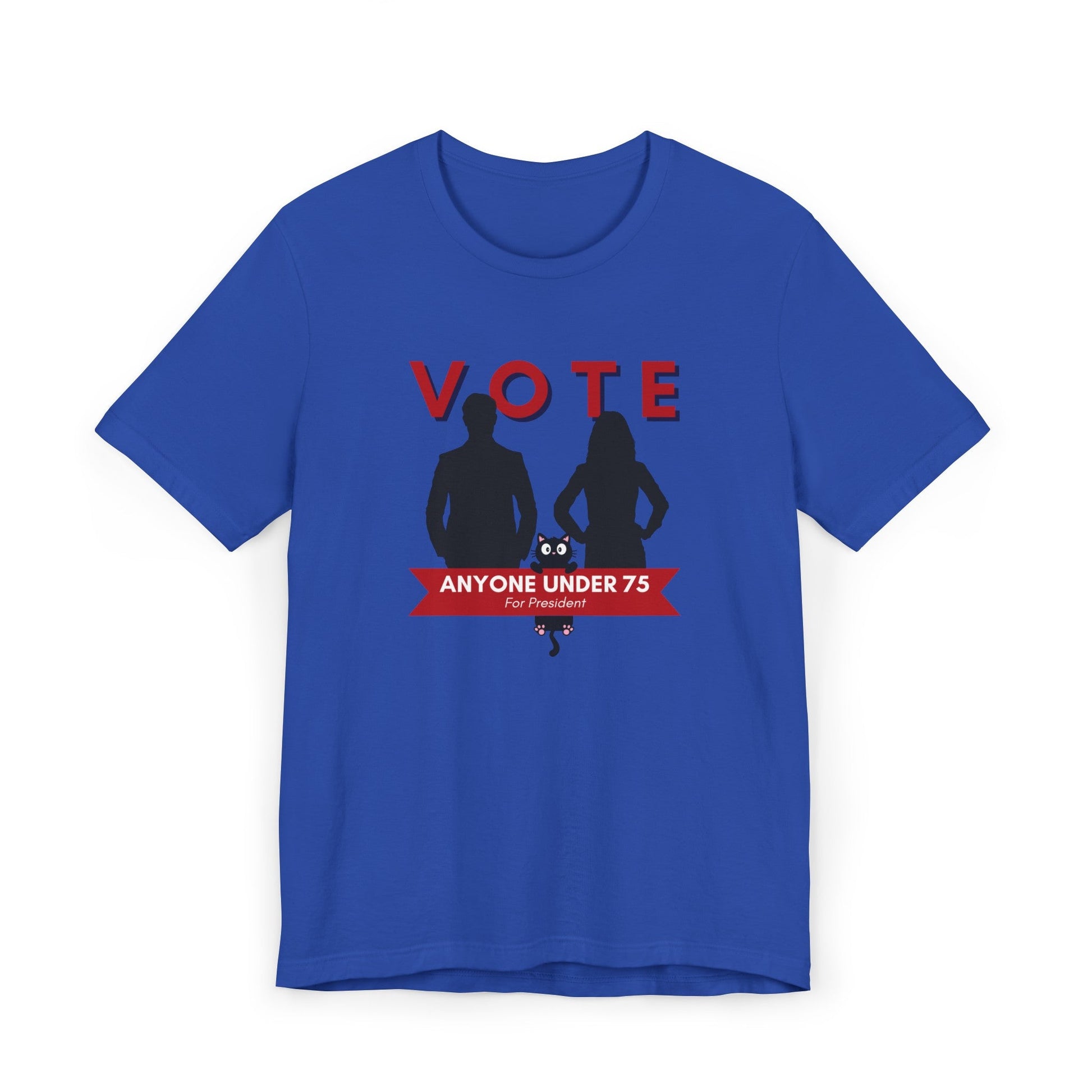 Vote Anyone Under 75 Unisex Jersey T - Shirt - T - Shirt - Epileptic Al’s Shop