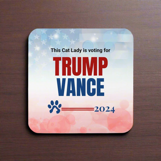 Vote for Trump Vance '24 Coaster Set - Home Decor - EpiAl's Shop