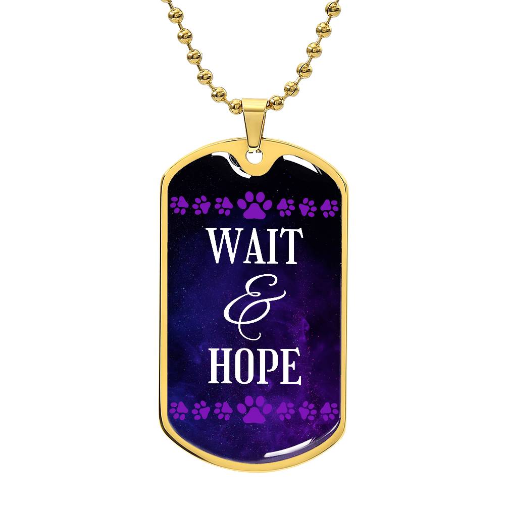 Wait and Hope Necklace - Jewelry - Epileptic Al’s Shop