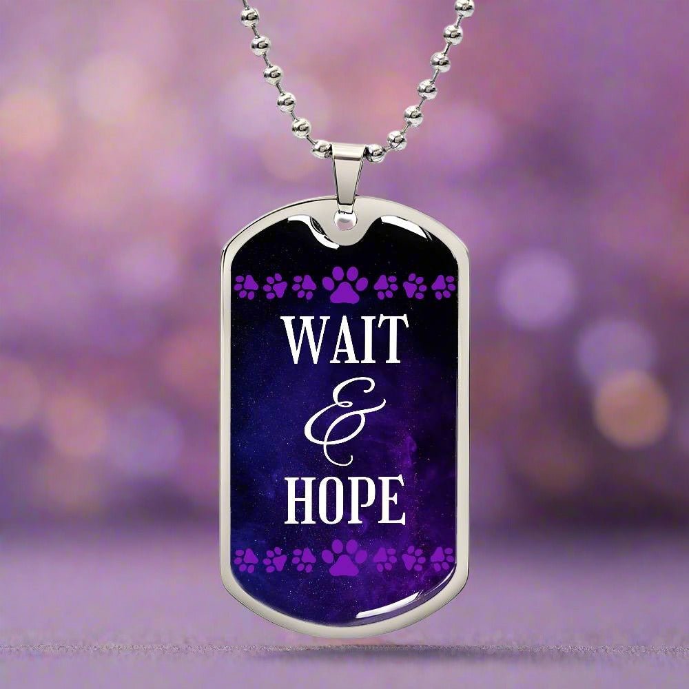 Wait and Hope Necklace - Jewelry - Epileptic Al’s Shop