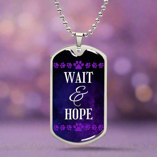 Wait and Hope Necklace - Jewelry - Epileptic Al’s Shop