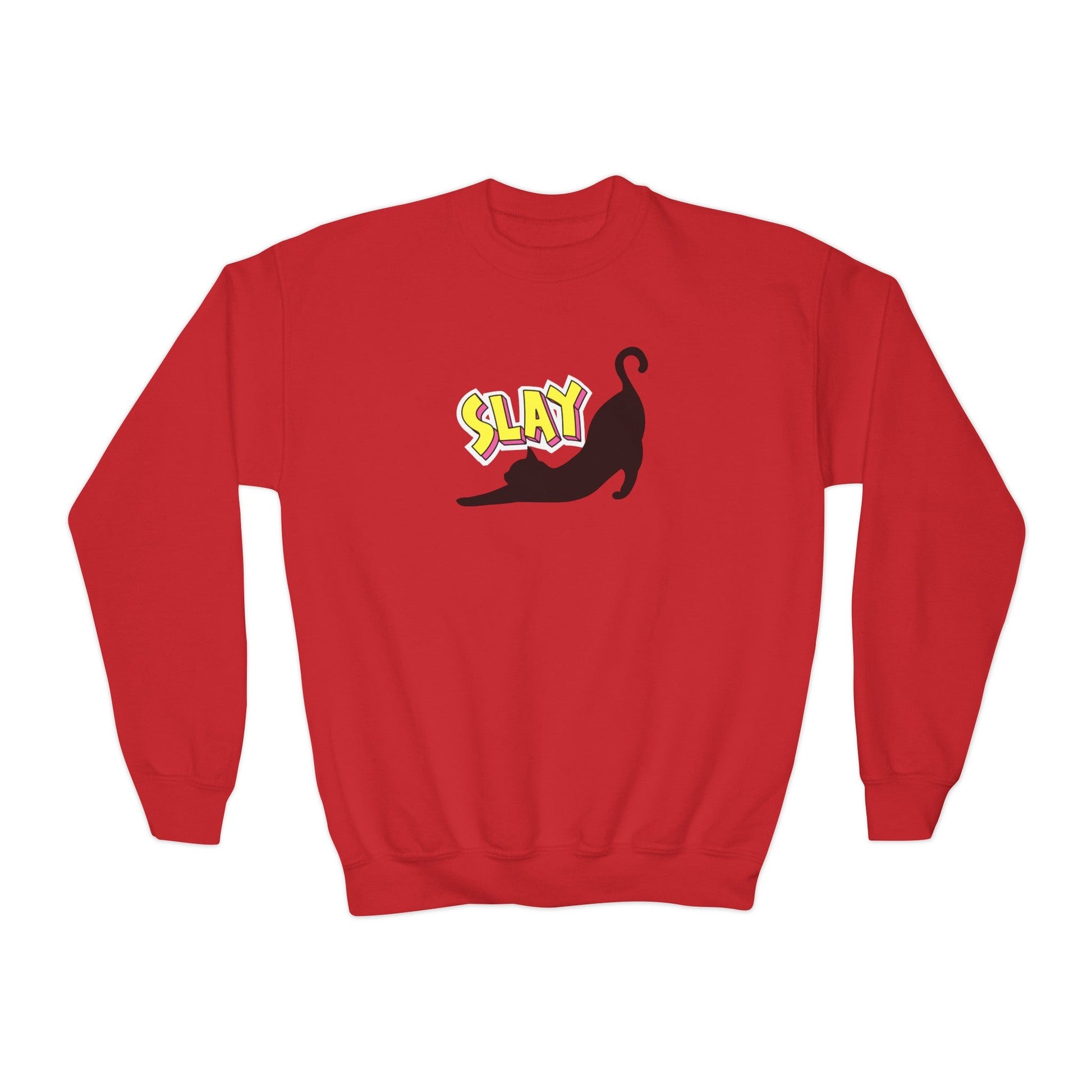 Wake Up & Slay Youth Crewneck Sweatshirt - Kids clothes - Epileptic Al’s Shop