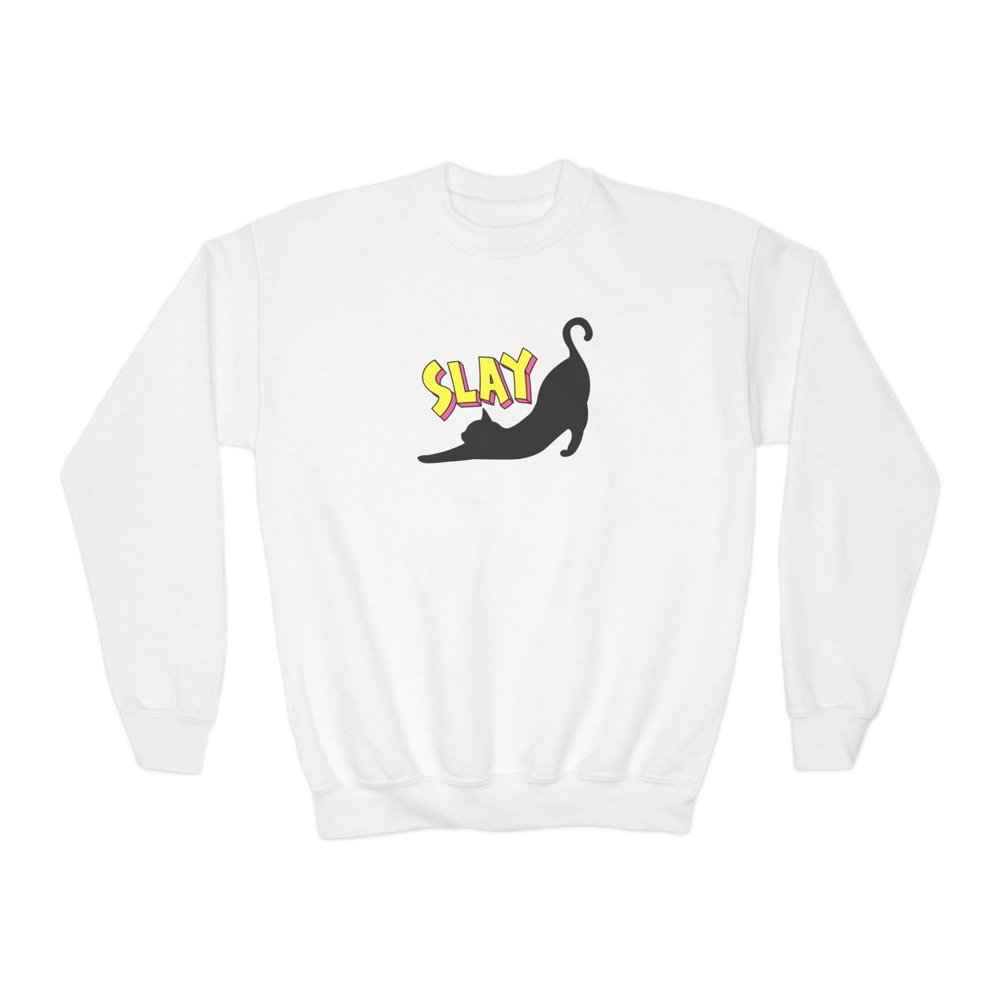 Wake Up & Slay Youth Crewneck Sweatshirt - Kids clothes - Epileptic Al’s Shop