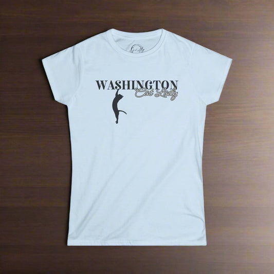 Washington Cat Lady Softstyle Tee - T - Shirt - EpiAl's Shop