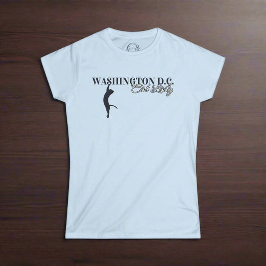 Washington DC Cat Lady Softstyle Tee - T - Shirt - EpiAl's Shop