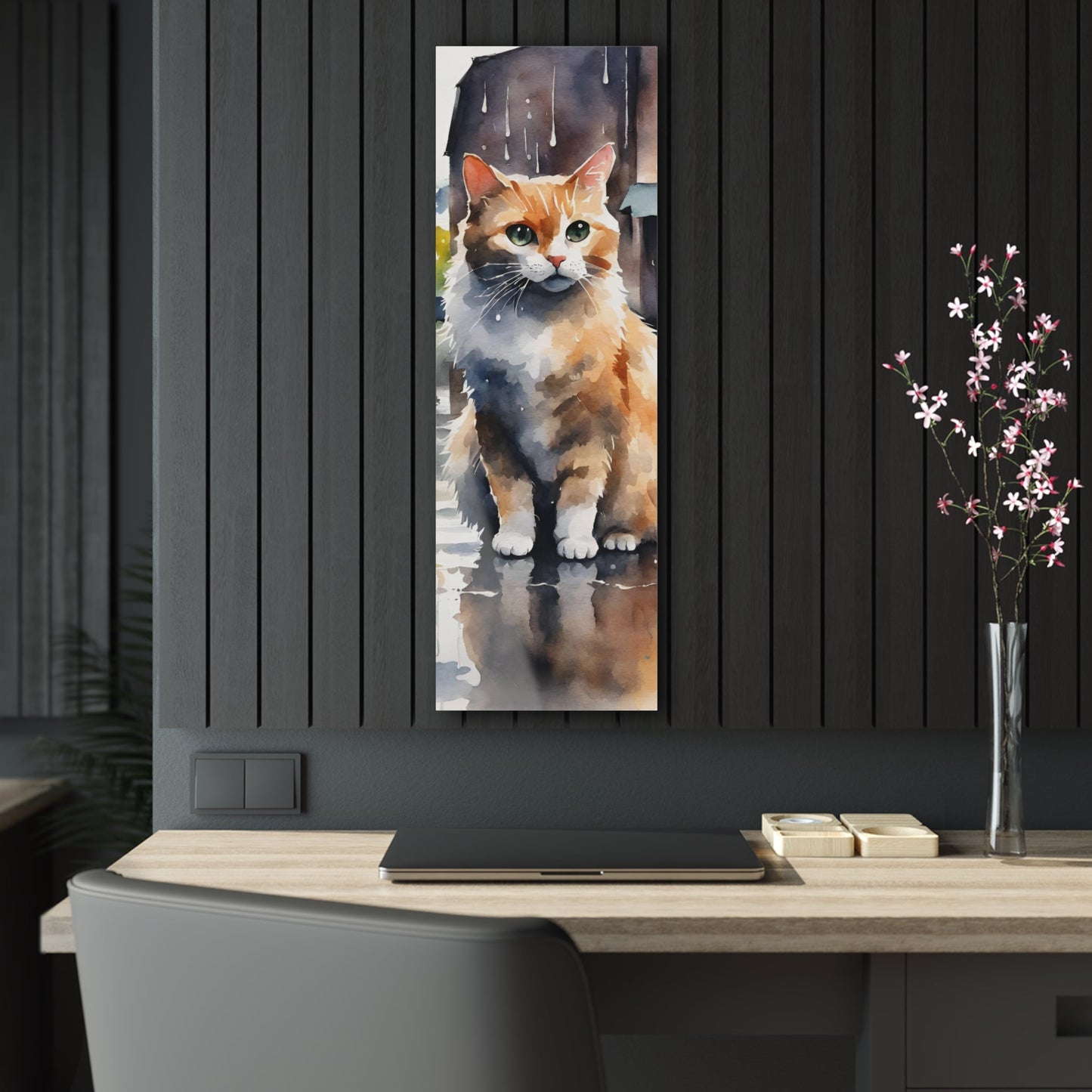 Watercolor Cat Acrylic Prints - Home Decor - Epileptic Al’s Shop