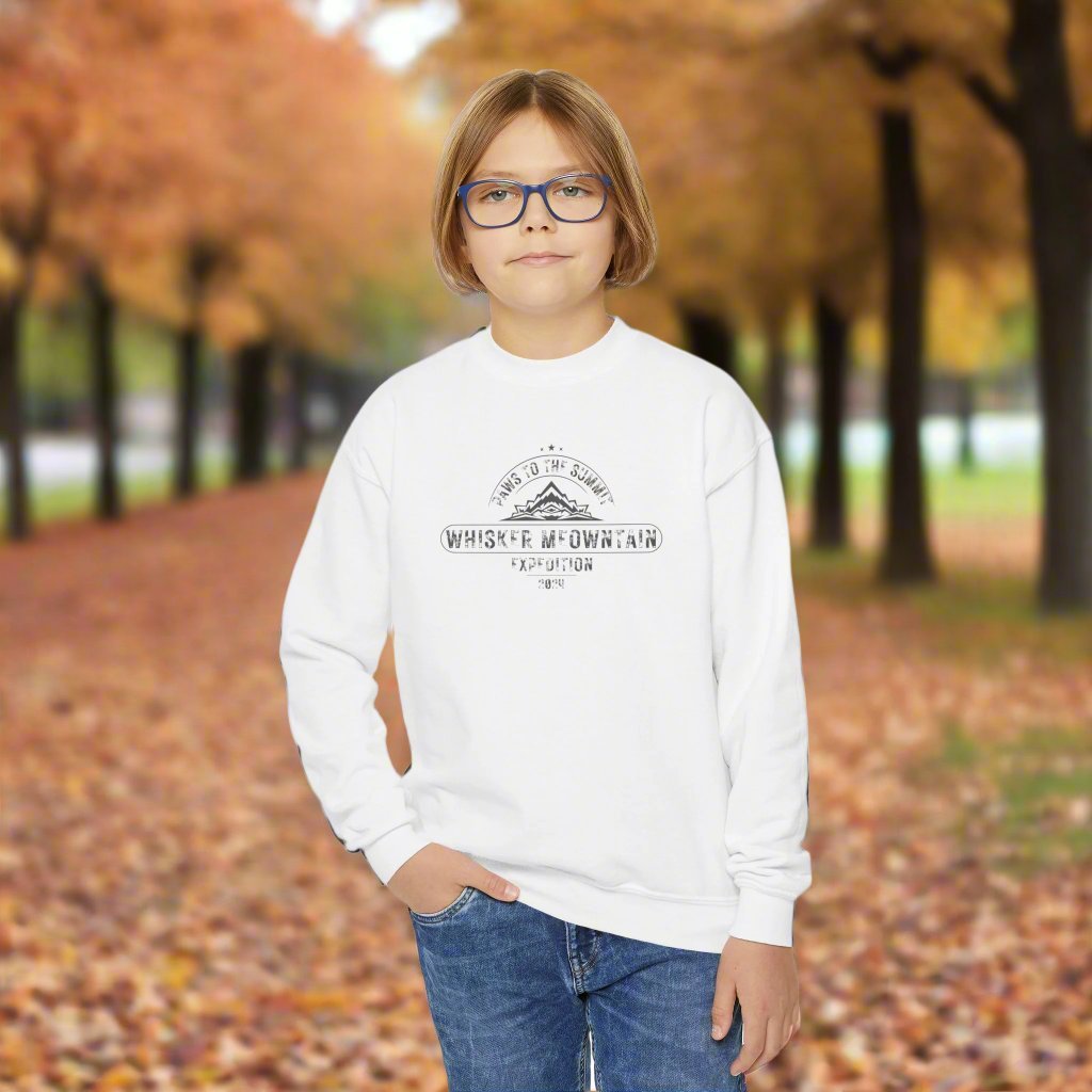 Whisker Mountain Youth Crewneck Sweatshirt - Kids clothes - EpiAl's Shop