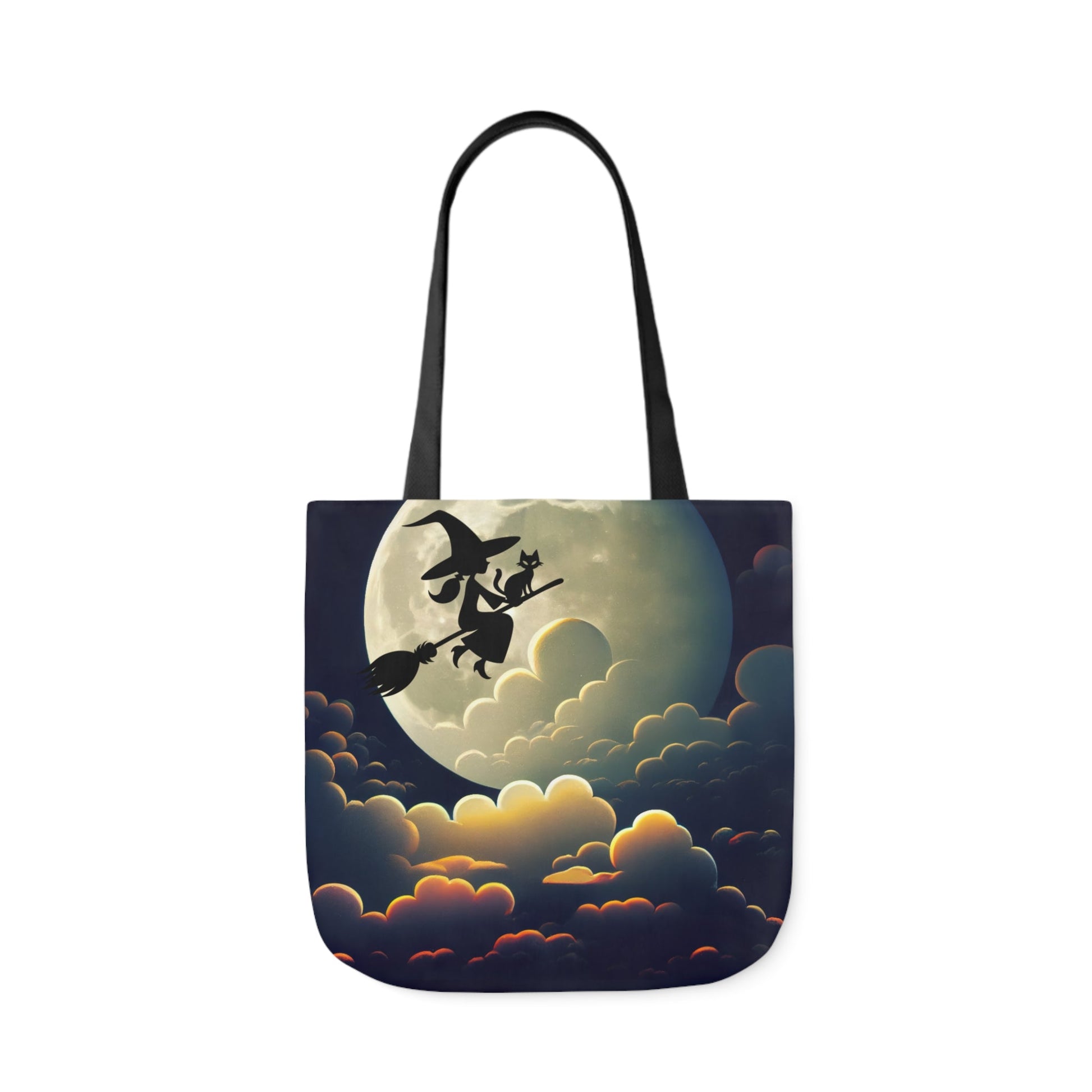 Witch and Cat Trick or Treat Canvas Tote Bag - Accessories - EpiAl's Shop